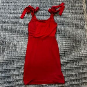 Urban Outfitters Scarlet Mini Dress with Bow Straps